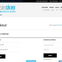 aussieskier Checkout - Built with WooCommerce