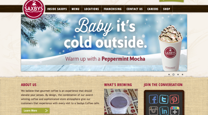 Built With WooCommerce - Saxbys Coffee