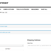 Modern Farmer - Checkout - Built with WooCommerce