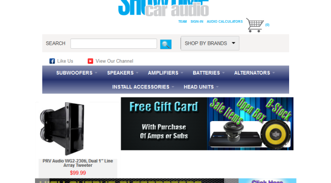 Showtime Car Audio is an example of a website built with WooCommerce.