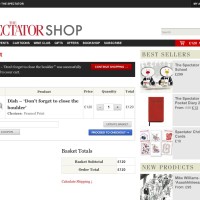 The Spectator - Cart - Built with WooCommerce