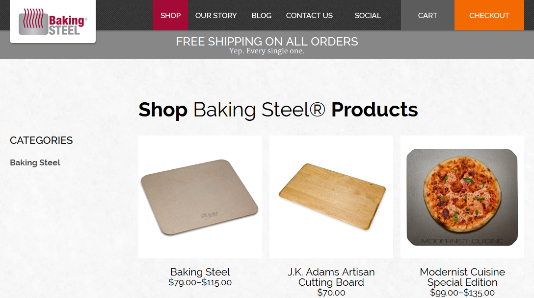 Baking Steel Built With