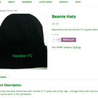 Hendon Supporters - Product - Built With WooCommerce